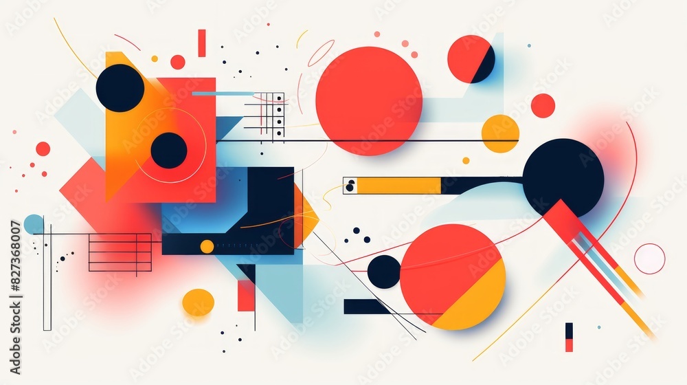 Obraz premium background with notes