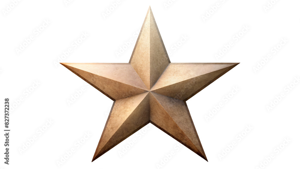 A shiny gold star shape, perfect for holiday decorations or a bright design element A shiny gold star shape, perfect for holiday decorations or a bright design element