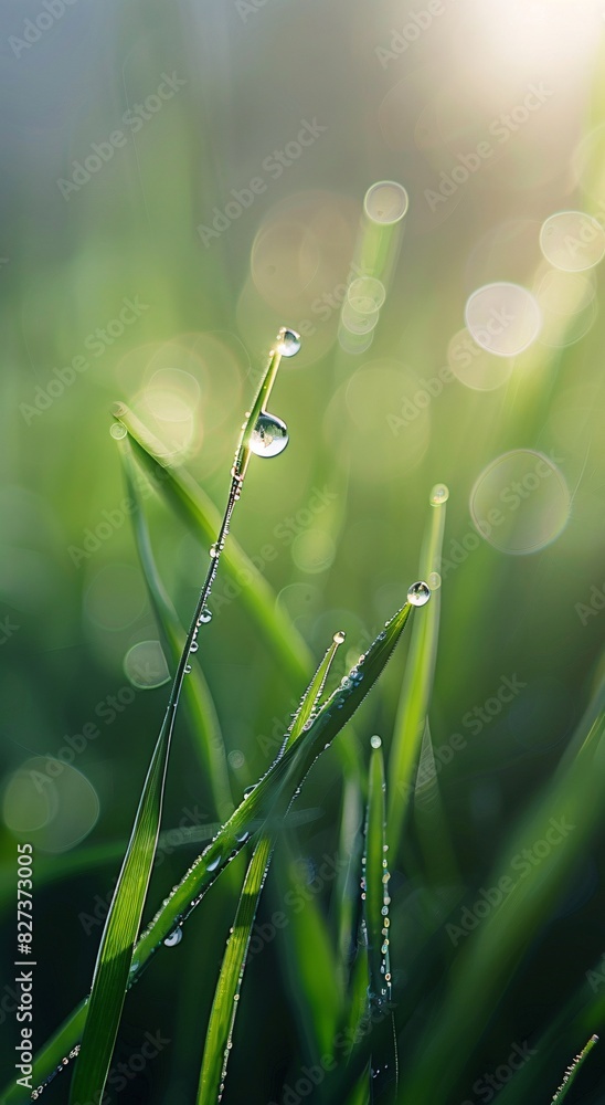 Fototapeta premium Dewy Morning in the Fields