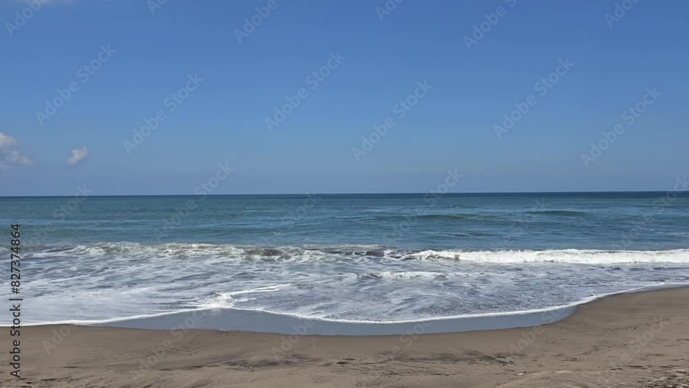Beautiful tropical bali beach, nature landscape view sea in sunny day Beautiful tropical bali beach, nature landscape view sea in sunny day
