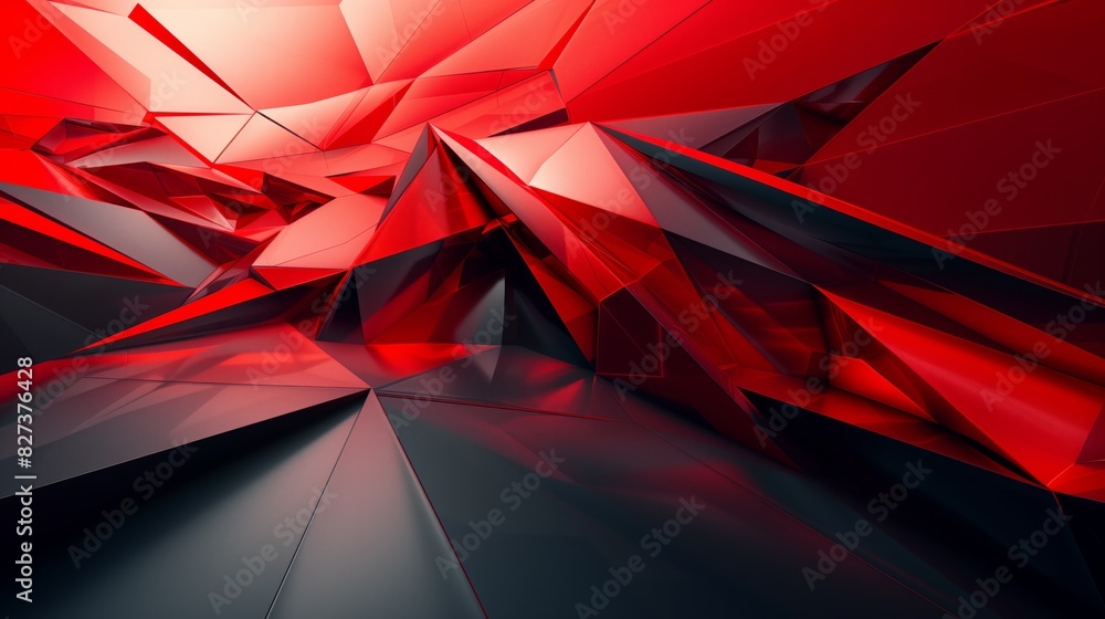 Abstract Red and Black Geometric Design
Abstract Red and Black Geometric Design