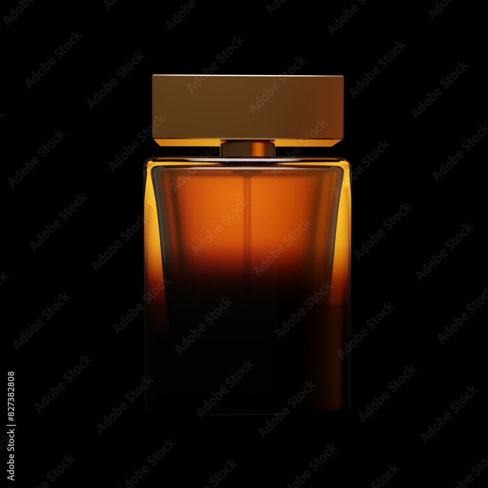 Realistic men's perfume on black background 3D render perfumery Realistic men's perfume on black background 3D render perfumery
