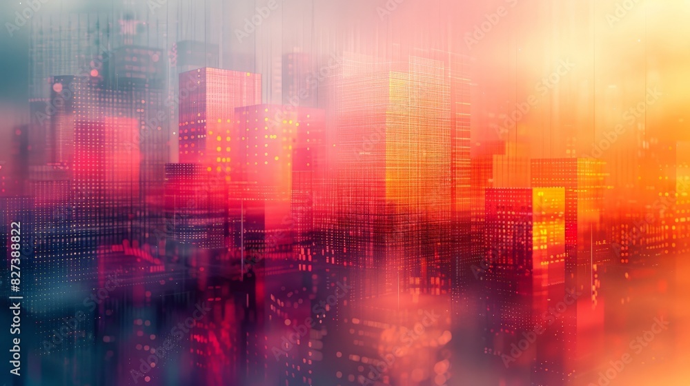 A minimalist image capturing low fidelity effects, with a simple, abstract pattern disrupted by visual noise and glitches. The photograph emphasizes the charm of imperfect digital rendering, creating A minimalist image capturing low fidelity effects, with a simple, abstract pattern disrupted by visual noise and glitches. The photograph emphasizes the charm of imperfect digital rendering, creating