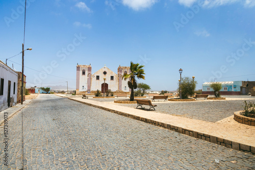 street in the city, Rabil, Boa Vista, Cape Verde