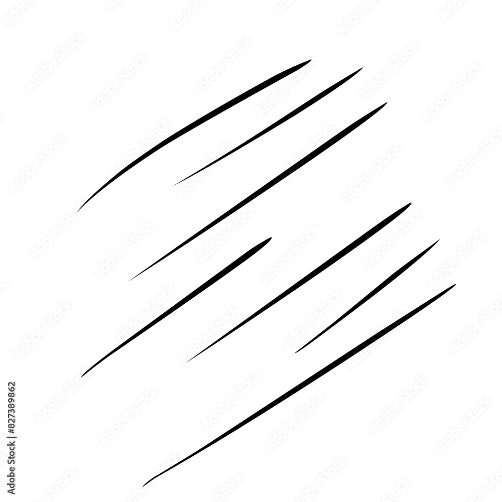 Movement or motion lines isolated vector set. Comic speed and boom effect symbols. Movement or motion lines isolated vector set. Comic speed and boom effect symbols.