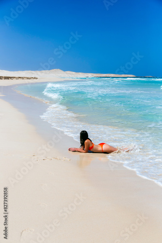 person on the beach