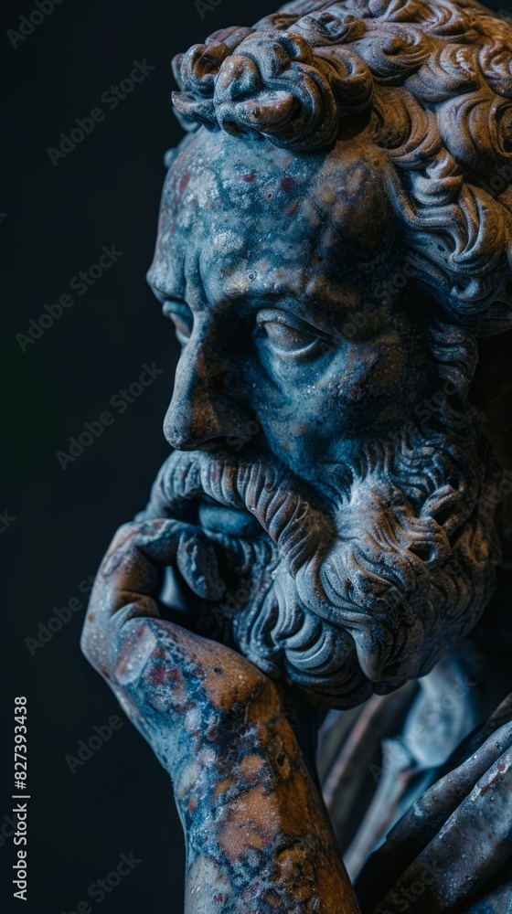 Philosopher Statue Embodies Stoic Philosophy Philosopher Statue Embodies Stoic Philosophy