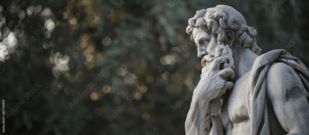 Philosopher Statue Embodies Stoic Philosophy Philosopher Statue Embodies Stoic Philosophy