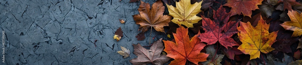 Autumn Leaves in a Mosaic Autumn Leaves in a Mosaic
