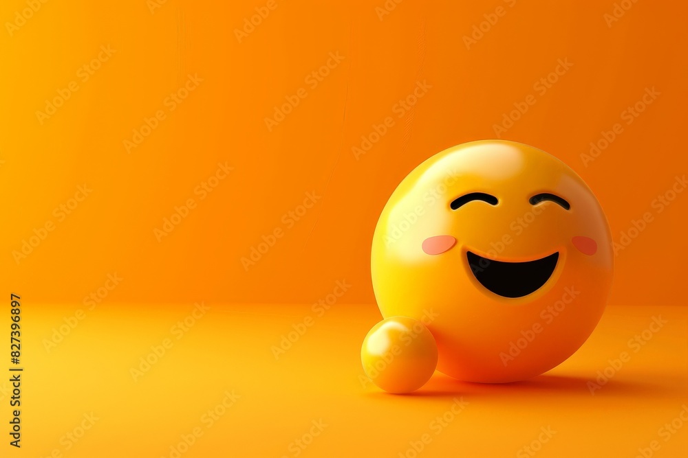 Happy smiley face - icon. Beautiful simple AI generated image in 4K, unique. Happy smiley face - icon. Beautiful simple AI generated image in 4K, unique.