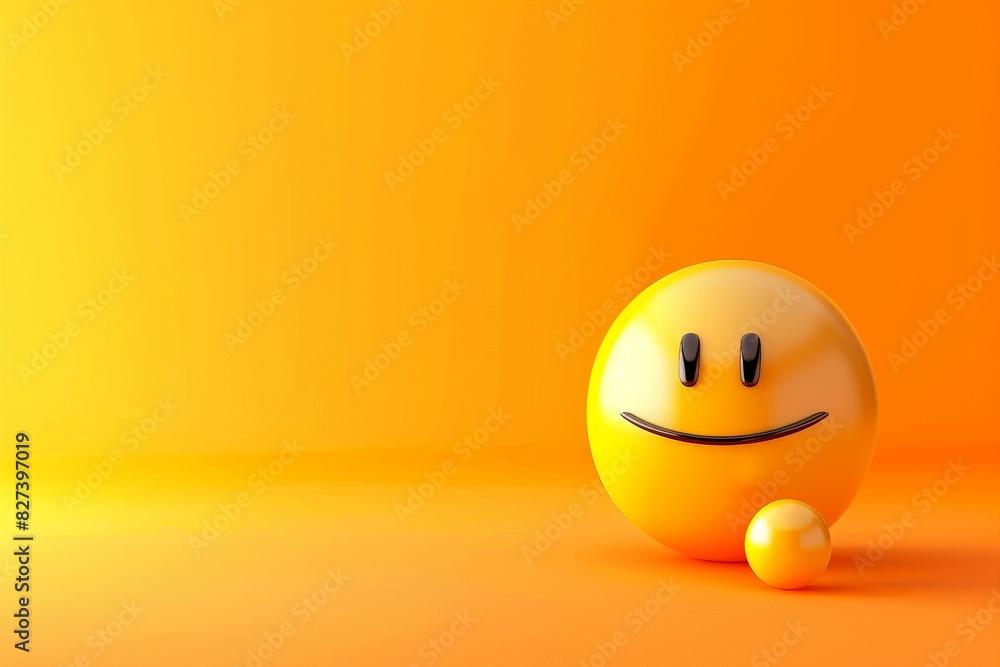 Happy smiley face - icon. Beautiful simple AI generated image in 4K, unique. Happy smiley face - icon. Beautiful simple AI generated image in 4K, unique.