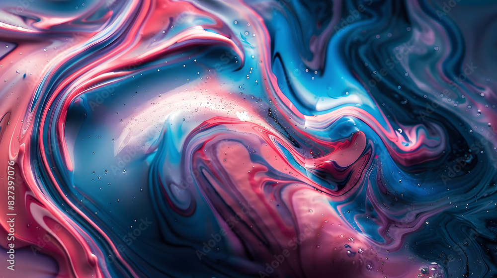 The image is a blue and gold swirl that looks like a wave The image is a blue and gold swirl that looks like a wave