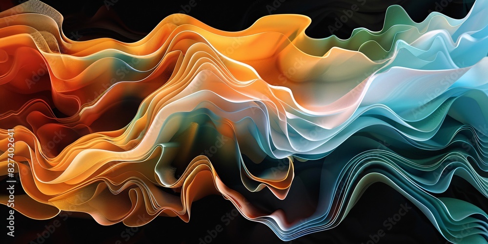 Fototapeta premium abstract fractal background