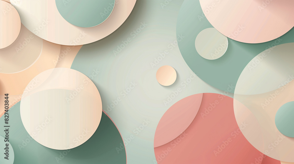 Modern abstract pastel background featuring overlapping geometric shapes in soft tones, perfect for digital art, graphic design, and website backgrounds Modern abstract pastel background featuring overlapping geometric shapes in soft tones, perfect for digital art, graphic design, and website backgrounds