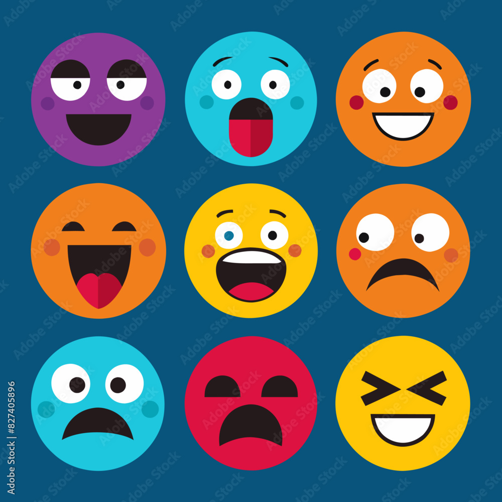Mood emoji icons 