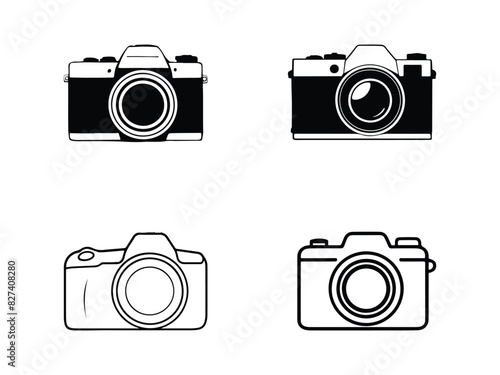 Wallpaper Mural Camera icon vector illustration. photo camera sign and symbol. photography icon. Torontodigital.ca