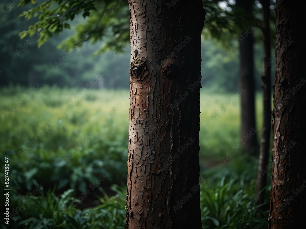 tree trunk in the forest