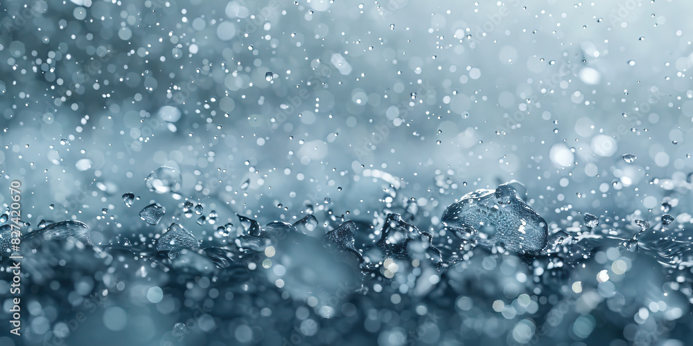 Hailstorm Impact: A close-up image of hailstones falling on the ground, bouncing off surfaces and creating a stark contrast against the background Hailstorm Impact: A close-up image of hailstones falling on the ground, bouncing off surfaces and creating a stark contrast against the background