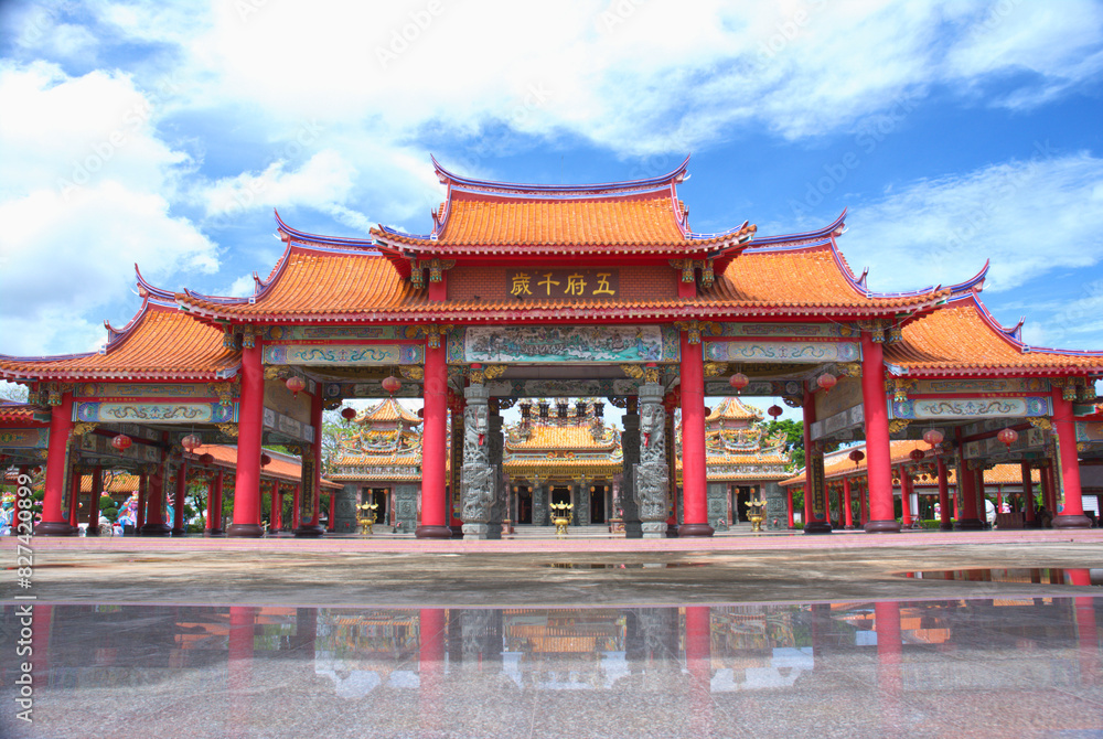 Taiwan Shrine of Thailand. Built with religious beliefs. Taiwan Shrine of Thailand. Built with religious beliefs.