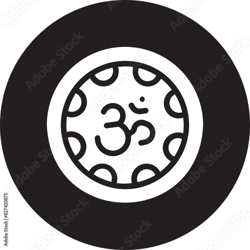 ohm glyph icon