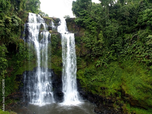 Beautiful landscape waterfall and sunset and etc different types.