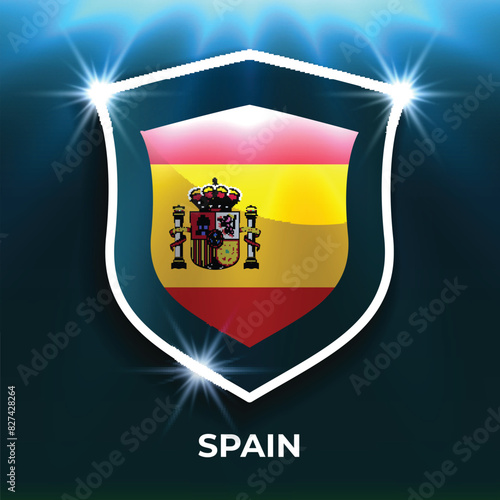 Shiny Shield Badge for Spanish National Team
