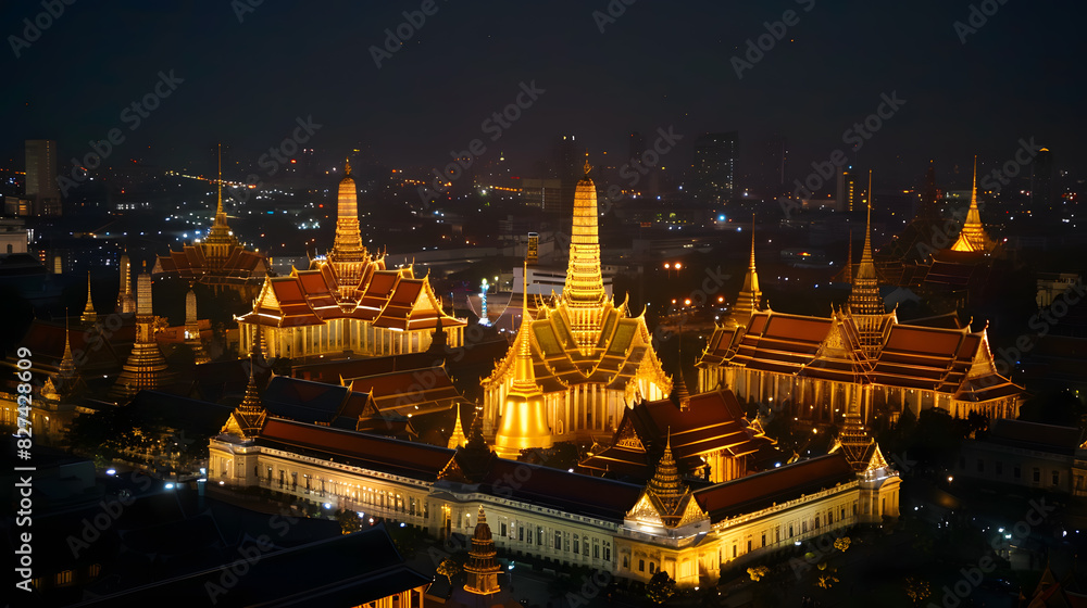Obraz premium grand palace temple of thailand