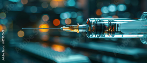 Detailed Macro Shot of a Syringe Needle in Stunning 8K Resolution