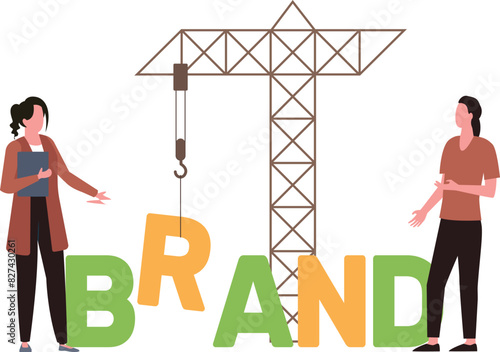 Girls doing brand marketing.