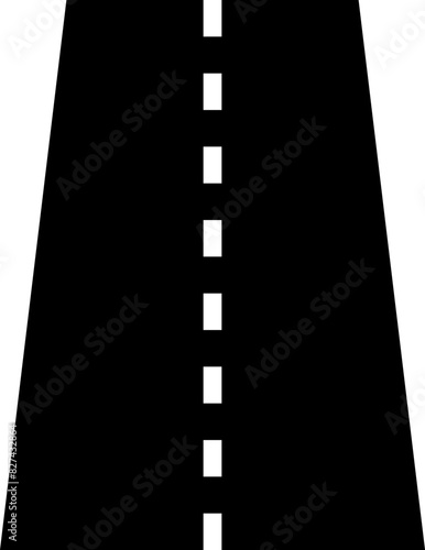 road solid icon illustration