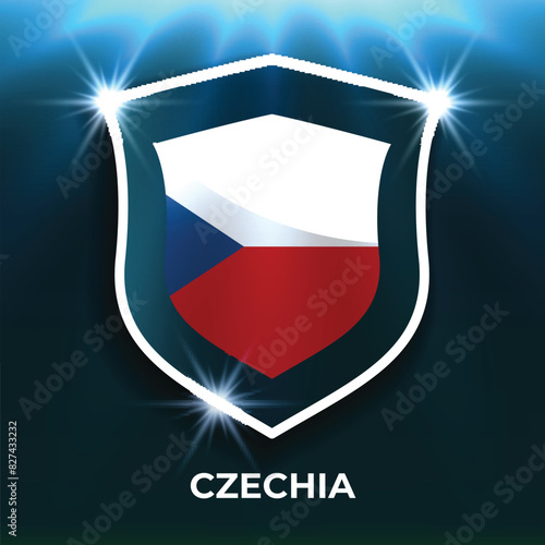 Shiny Shield Badge for Czech National Team