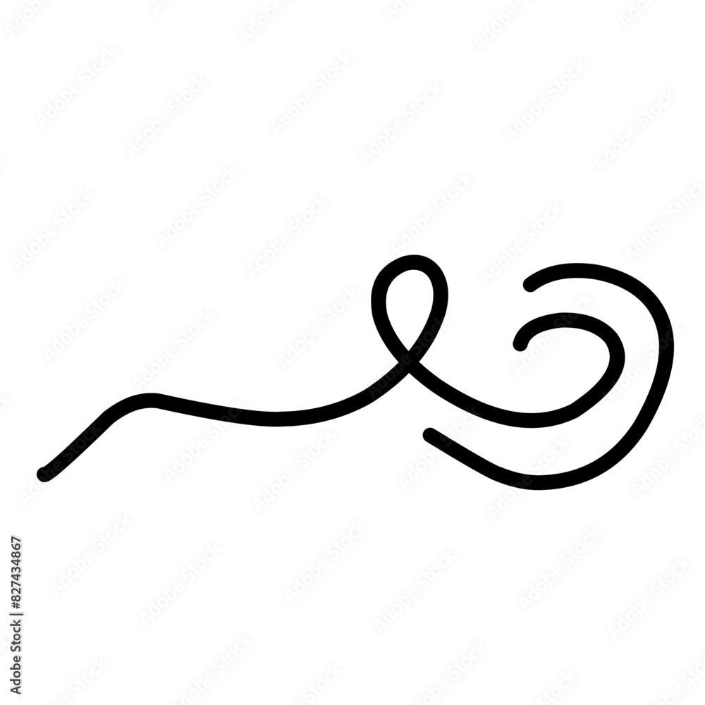Swirl ornament stroke Swirl ornament stroke
