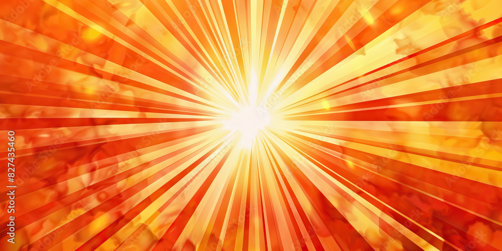 Sunburst Surprise: Radiating sunburst shapes in warm, sunny hues, bringing a burst of energy and positivity to the background