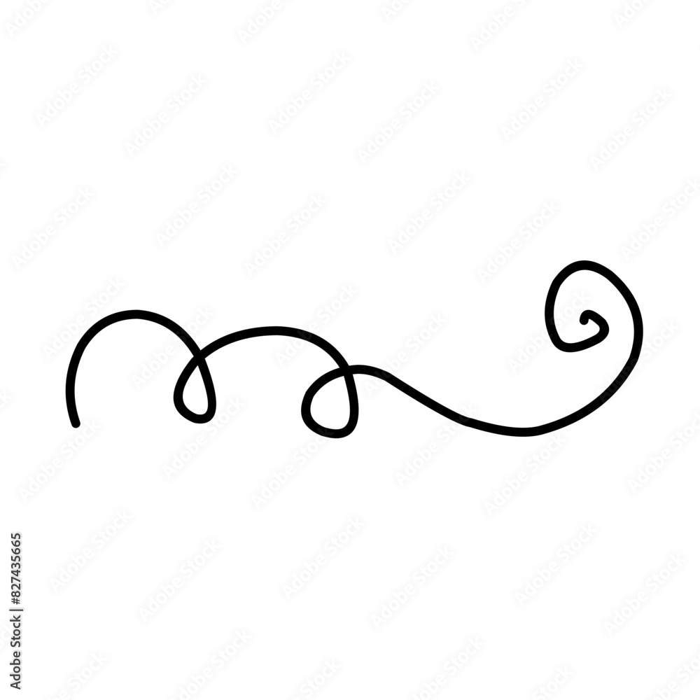 Swirl ornament stroke Swirl ornament stroke
