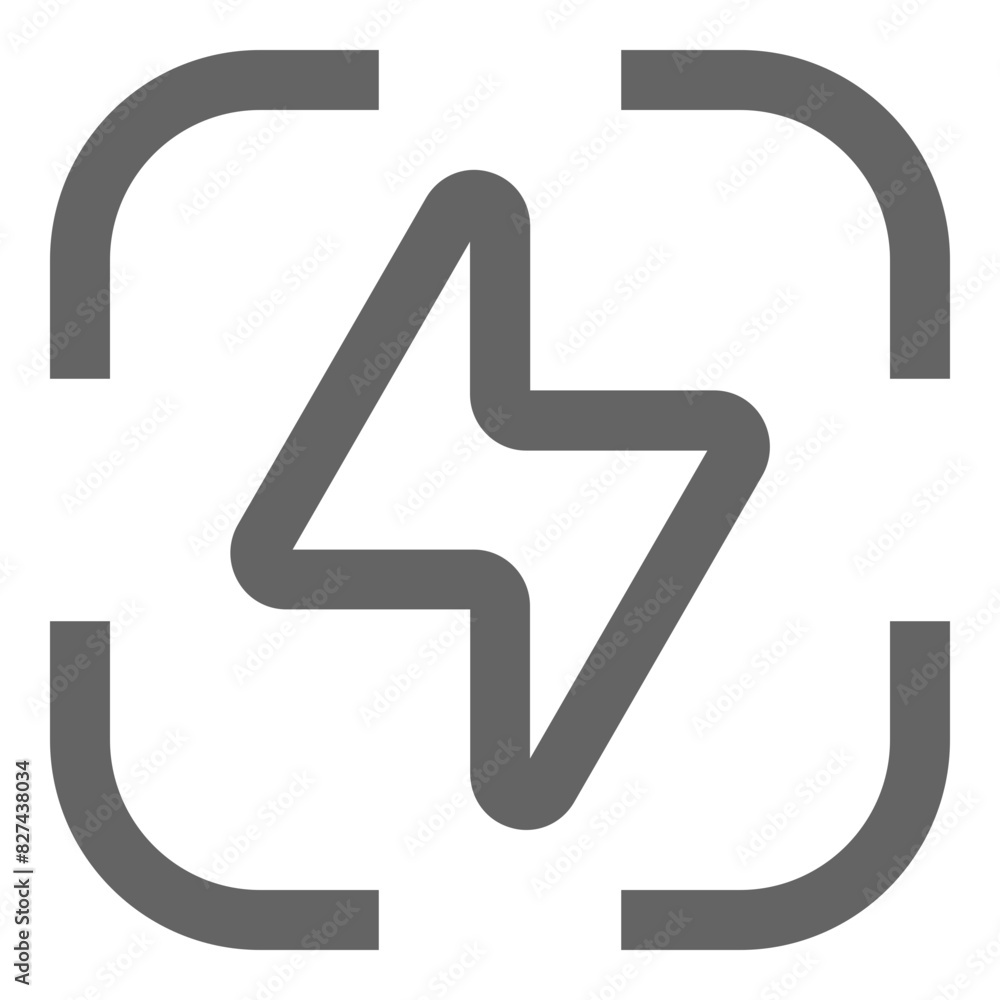 Flash icon, vector illustration, simple design, best used for web Flash icon, vector illustration, simple design, best used for web