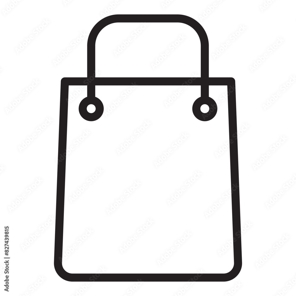 shopping bag line icon
shopping bag line icon