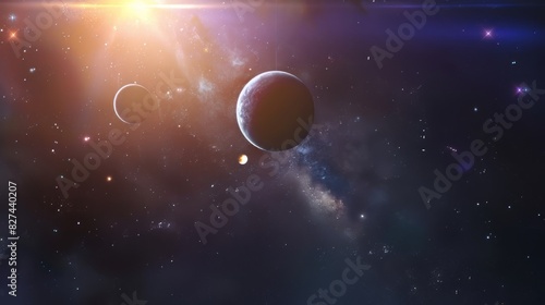 Outer space background © Otseira