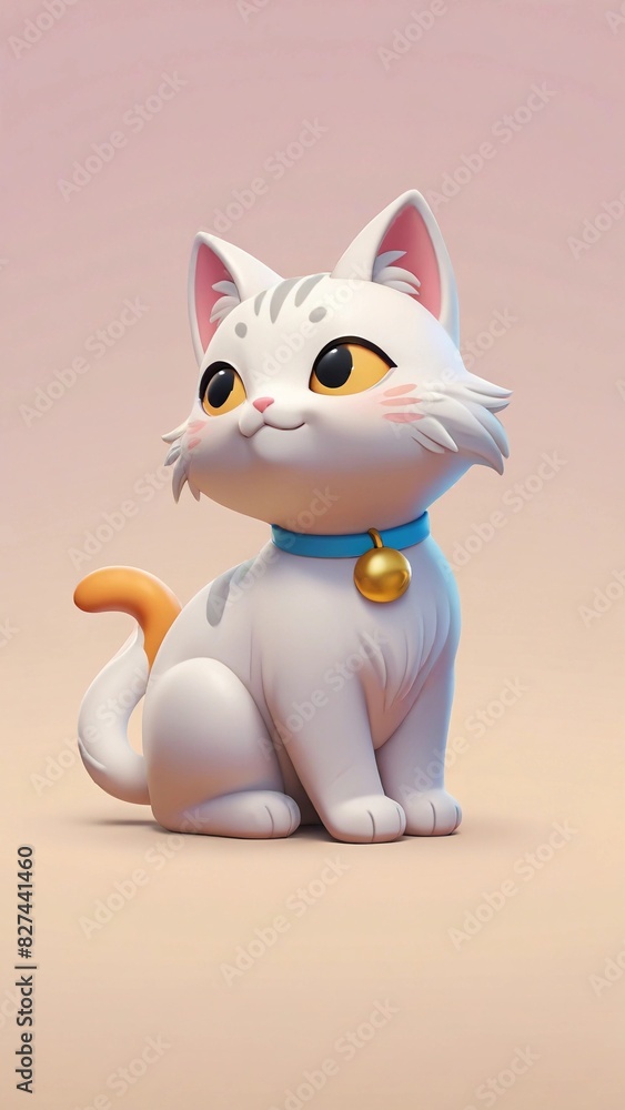 Icon cat 3d Icon cat 3d