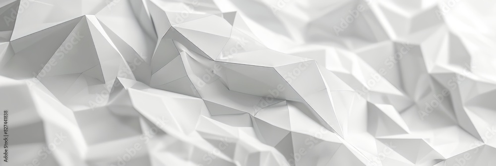 White polygon textured background White polygon textured background