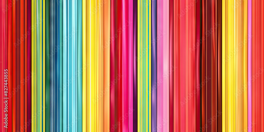 Striped Happiness: Thin, colorful stripes arranged horizontally, adding a cheerful and energetic vibe to the background