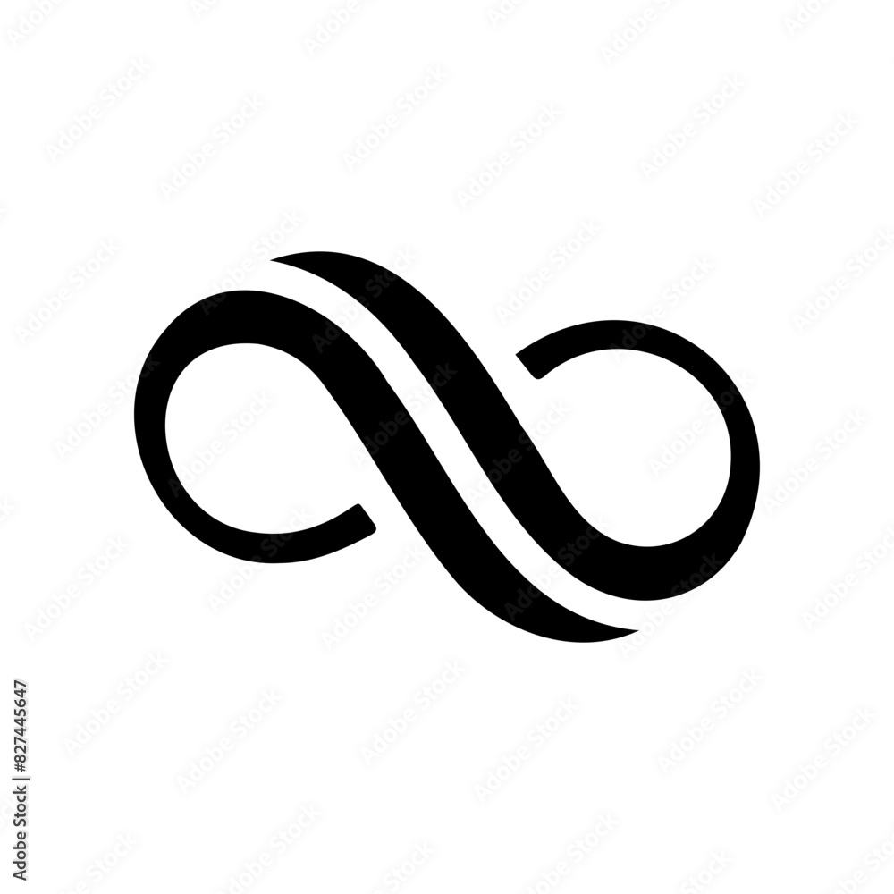 Infinity vector endless loop simple design Infinity vector endless loop simple design