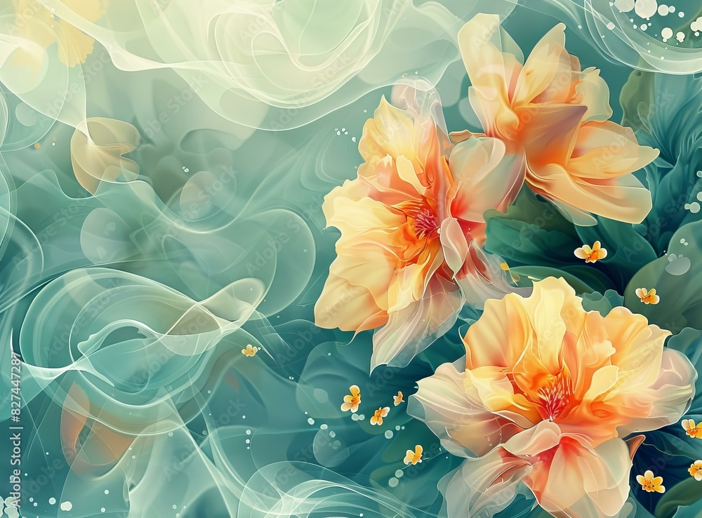 Fototapeta premium Floral Artwork