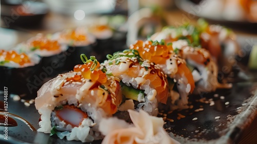 Culinary Symphony: Exquisite Sushi Harmony.