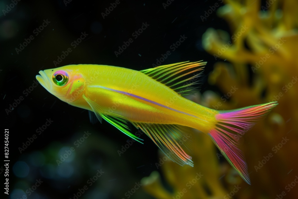 a very bright and colorful aquarium fish a very bright and colorful aquarium fish