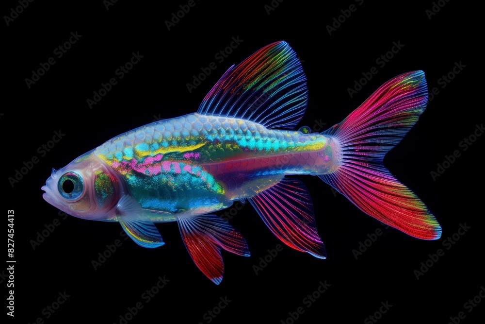 a very bright and colorful aquarium fish a very bright and colorful aquarium fish