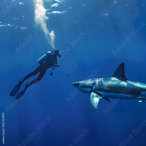 Face to Face with a Great White Shark