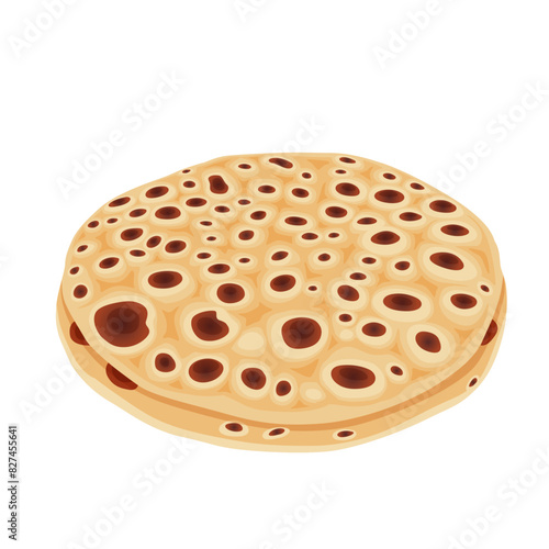 tortillas on white background. Vector eps 10. Perfect for wallpaper or design elements