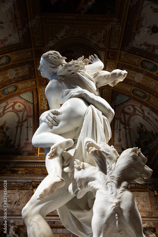 Rome Italy Borghese Gallery The Rape Of Proserpina By Gian 