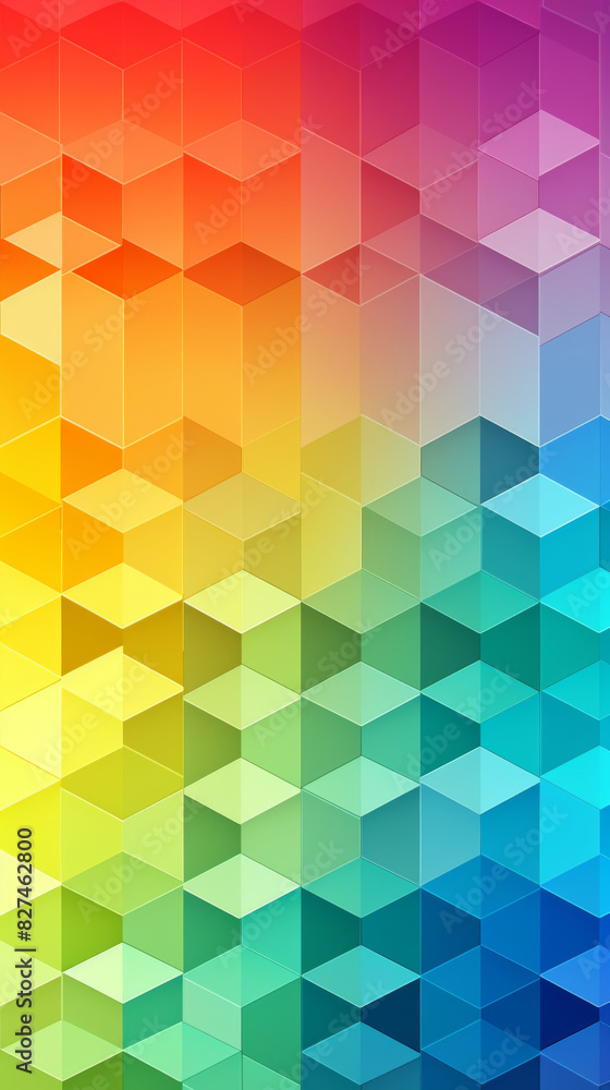 Geometric LGBTQ texture with rainbow triangles and hexagons, clean lines and modern style, perfect for contemporary pridethemed designs and digital art Geometric LGBTQ texture with rainbow triangles and hexagons, clean lines and modern style, perfect for contemporary pridethemed designs and digital art