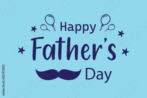 Happy Fathers Day bow tie typography banner. Father's day sale promotion calligraphy poster with doodle necktie and divider sketch line. Vector illustration 